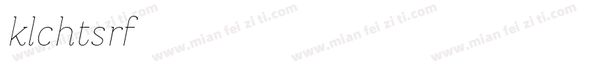 kulachat serif字体转换
